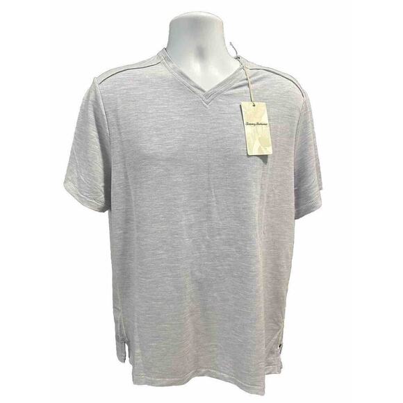 Tommy Bahama Vneck Short Sleeve Coasta Vera Tshirt Dark Cobalt Blue Small - Picture 2 of 4